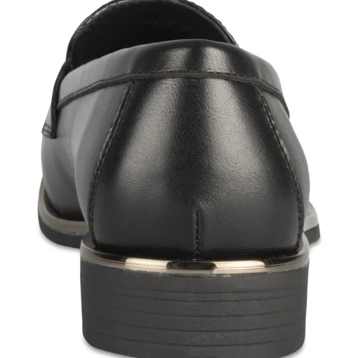 Mocassins NOIR Femme Motif Animal A Enfiler