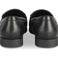 Mocassins NOIR Femme Motif Uni A Enfiler