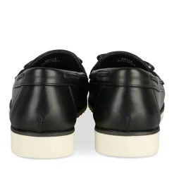 Mocassins NOIR Femme Motif Uni A Enfiler
