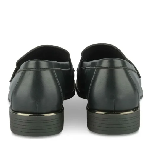 Mocassins NOIR Femme Motif Clouté A Enfiler