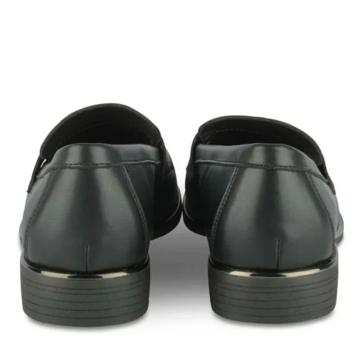 Mocassins NOIR Femme Motif A Pois A Enfiler