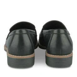 Mocassins NOIR Femme Motif Uni A Enfiler