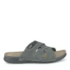 Mules Confort GRIS Homme Motif Uni A Enfiler