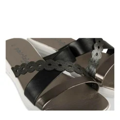 Mules Confort NOIR Femme Motif Uni A Enfiler