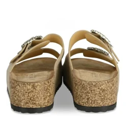 Mules Liège BEIGE Femme Motif Perle A Enfiler