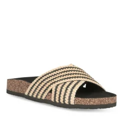Mules Liège NOIR Femme Motif Uni