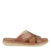 Mules MARRON Homme CUIR Motif Uni A Enfiler