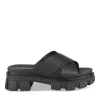 Mules NOIR Femme Motif Uni A Enfiler