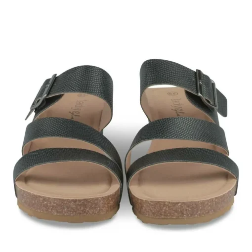 Mules NOIR Femme Motif Uni A Enfiler