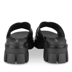 Mules NOIR Femme Motif Uni A Enfiler