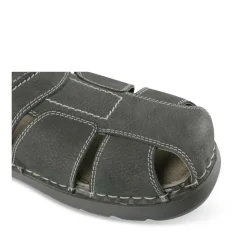 Mules NOIR Homme CUIR Motif Uni A Enfiler