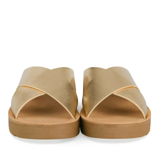 Mules OR Femme Motif Uni A Enfiler