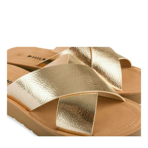 Mules OR Femme Motif Uni A Enfiler