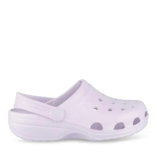 Sabots Plage LILAS Fille Motif Uni A Enfiler