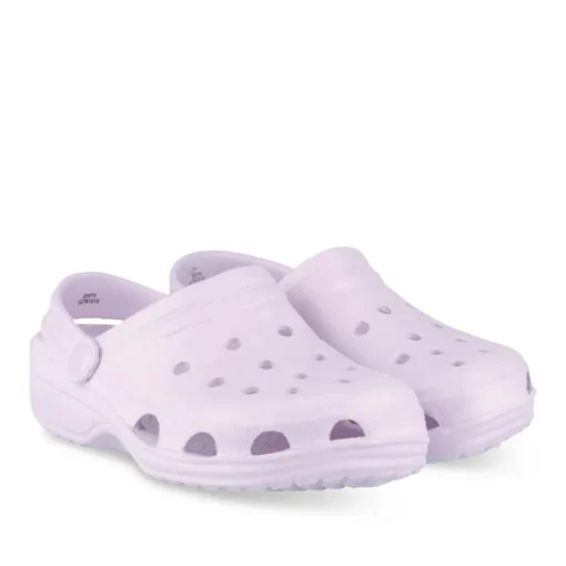 Sabots Plage LILAS Fille Motif Uni A Enfiler