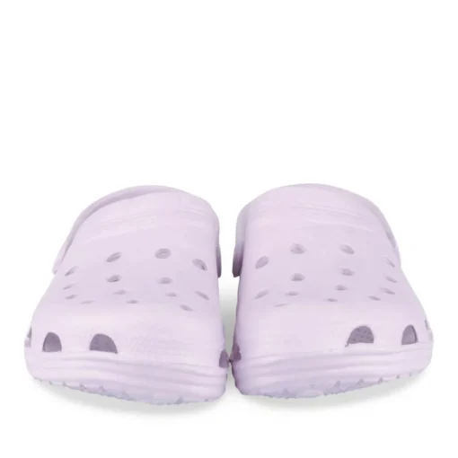 Sabots Plage LILAS Fille Motif Uni A Enfiler