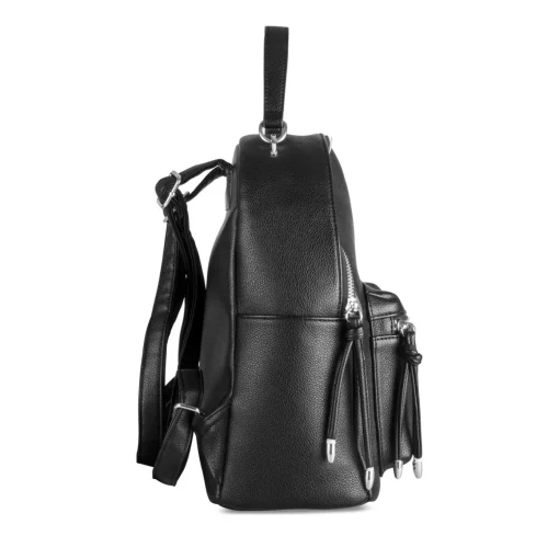 Sac à Dos NOIR Femme Motif Uni