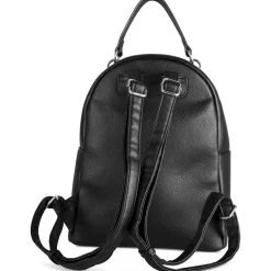 Sac à Dos NOIR Femme Motif Uni