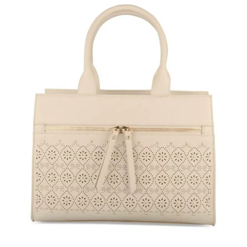 Sac à Main BEIGE Femme Motif Uni
