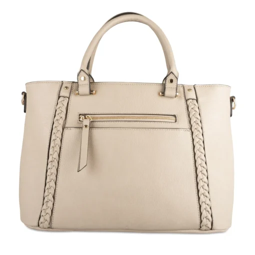 Sac à Main BEIGE Femme Motif Uni