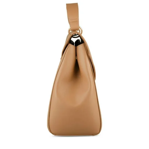 Sac à Main BEIGE Femme Motif Uni