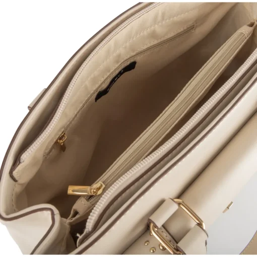 Sac à Main BEIGE Femme Motif Uni