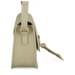 Sac à Main KAKI Femme Motif Clouté