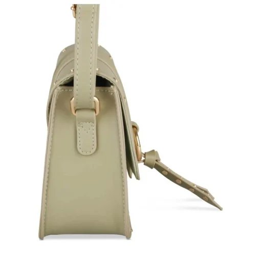 Sac à Main KAKI Femme Motif Clouté