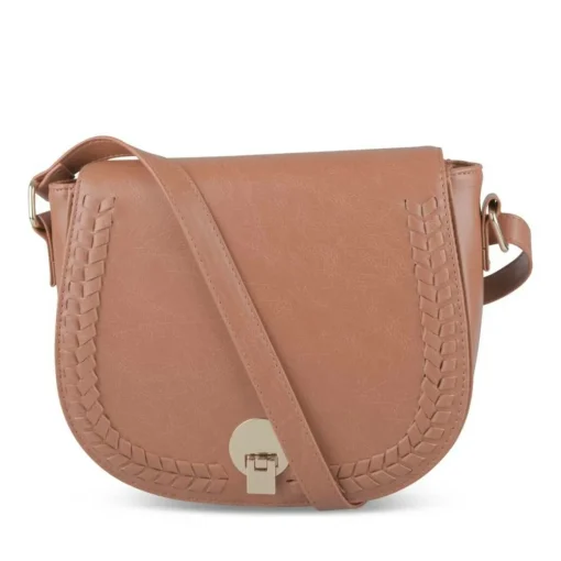 Sac à Main MARRON Femme Motif Uni