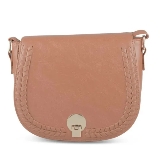 Sac à Main MARRON Femme Motif Uni
