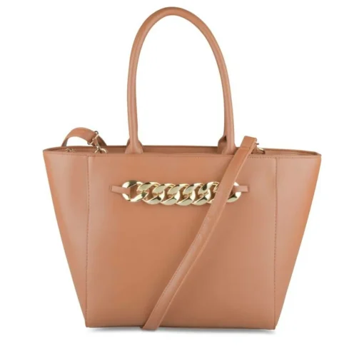 Sac à Main MARRON Femme Motif Uni