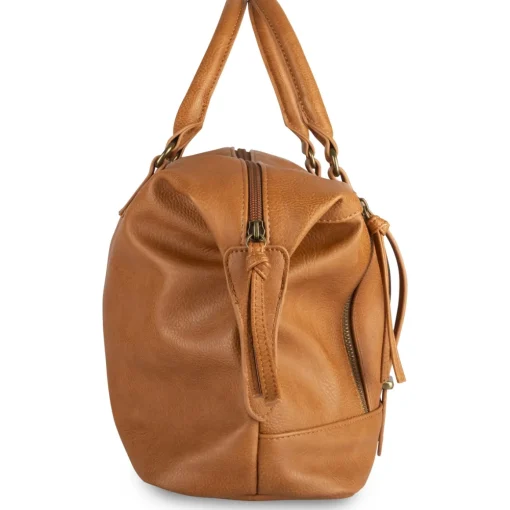 Sac à Main MARRON Femme Motif Uni