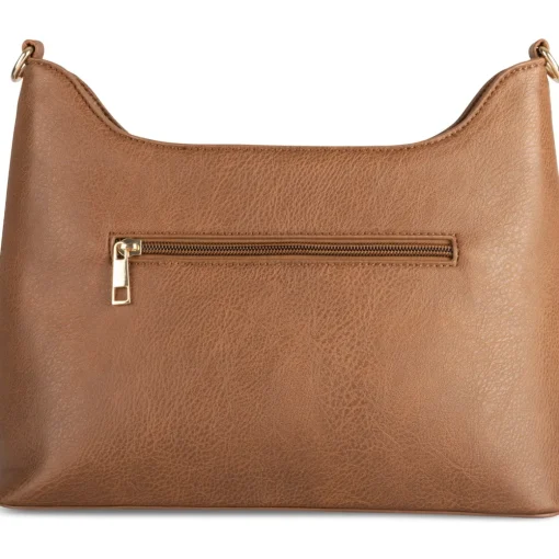 Sac à Main MARRON Femme Motif Uni
