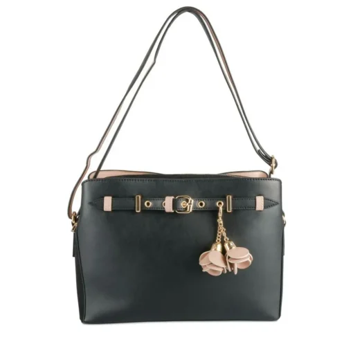 Sac à Main NOIR Femme Motif Uni