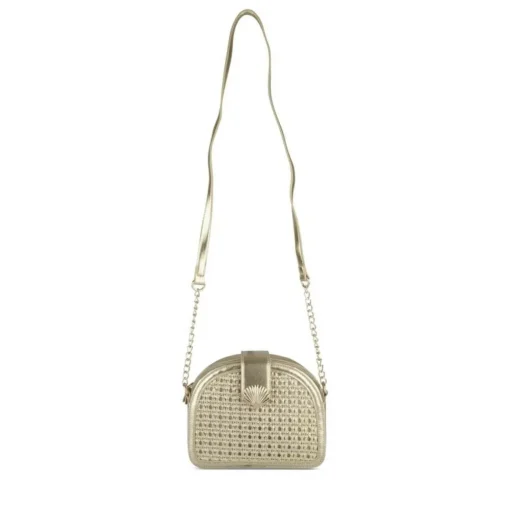 Sac à Main OR Femme Motif Tressé