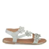 Sandales ARGENT Fille Motif Paillettes Scratch