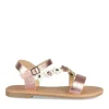 Sandales BLANC Fille Motif Iridescent Boucle