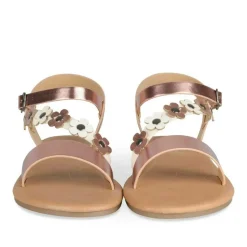 Sandales BLANC Fille Motif Iridescent Boucle