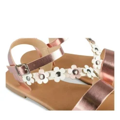 Sandales BLANC Fille Motif Iridescent Boucle