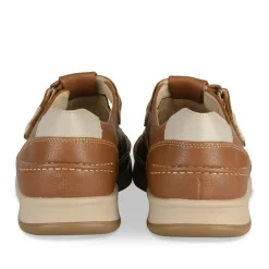 Sandales COGNAC Homme Motif Uni A Enfiler