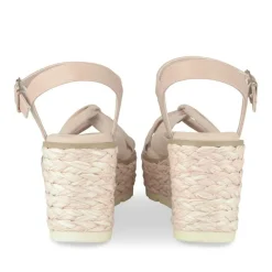 Sandales Corde BEIGE Femme Motif Uni Boucle