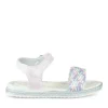Sandales Corde ROSE Fille Motif Tressé Scratch