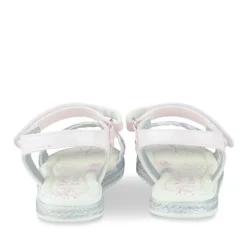 Sandales Corde ROSE Fille Motif Tressé Scratch