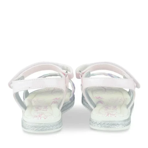 Sandales Corde ROSE Fille Motif Tressé Scratch