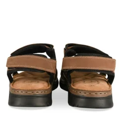 Sandales MARRON Homme CUIR Motif Uni Scratch