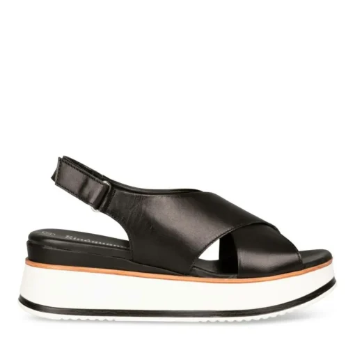 Sandales NOIR Femme CUIR