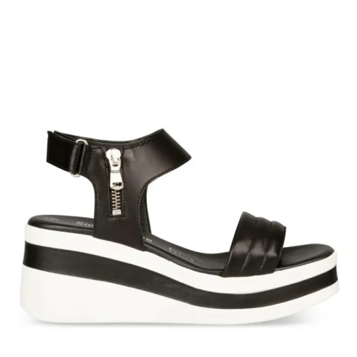 Sandales NOIR Femme CUIR