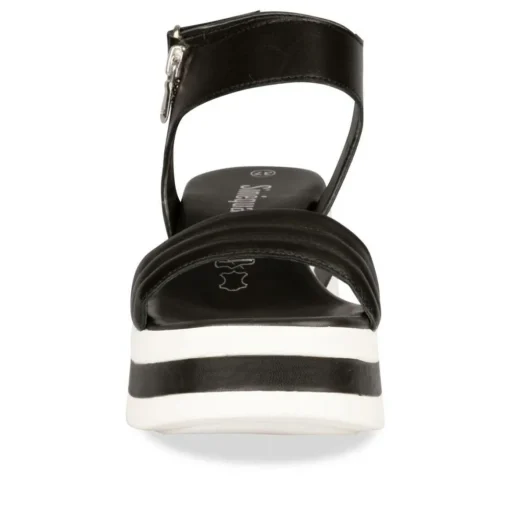 Sandales NOIR Femme CUIR