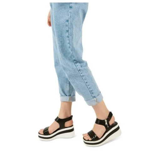 Sandales NOIR Femme CUIR