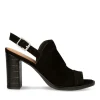 Sandales NOIR Femme CUIR Boucle